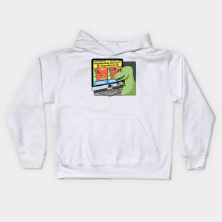 Hands dinosaur Kids Hoodie